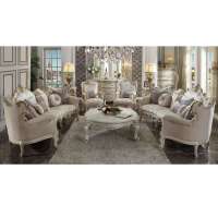 Fancy European style living room furniture for palace style fabric sofa